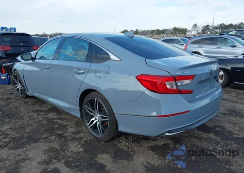2022 Honda Accord Hybrid Touring from USA, damaged, VIN 1HGCV3F98NA027262